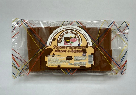 Молоко варёное сгущённое с сахаром 325 г, 40 г