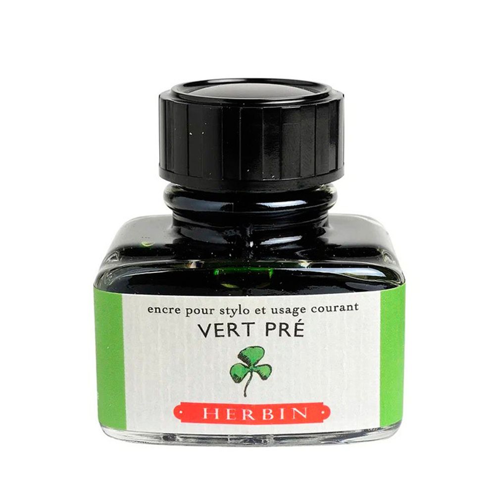 Чернила во флаконе Herbin 30 мл Vert pré салатовые (13031T)