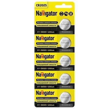 Элемент питания Navigator CR2025-BP5