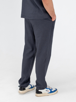 Костюм льняной с брюками. Графит