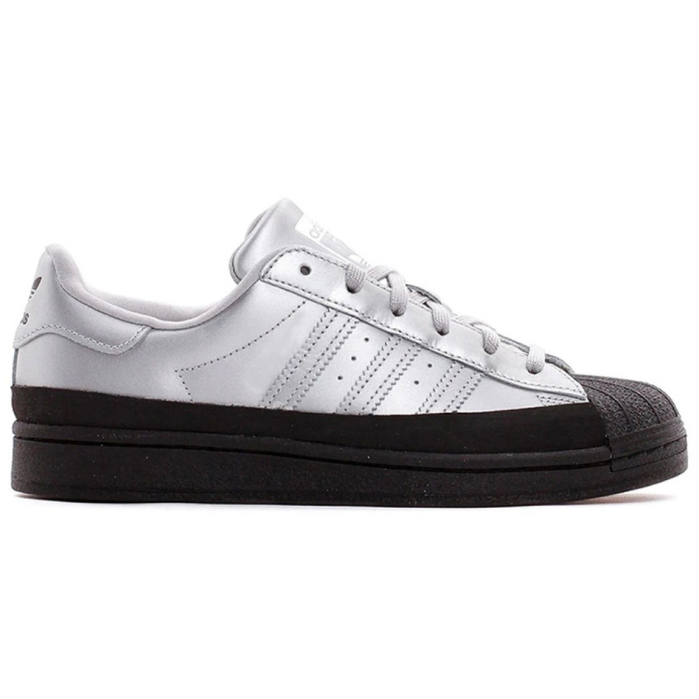 Кроссовки Adidas Originals Superstar Silver Metallic Black