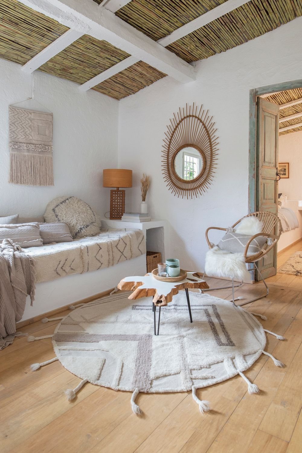 Шерстяной стираемый ковер Lorena Canals Bannock (250Ø см)