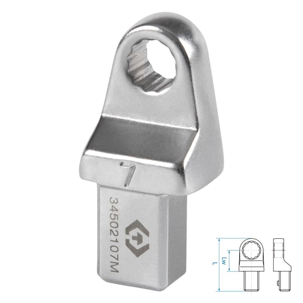 KING TONY (34502107M) Насадка накидная серии "FIT", 7 мм, 9х12 мм