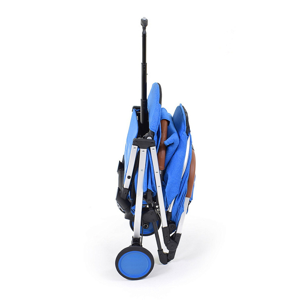 Прогулочная коляска Nuovita Giro Blu, Argento / Синий, Серебристый