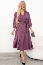 Платье Аскания (сливовый)-52р-р Р11-1203/3 Nikol