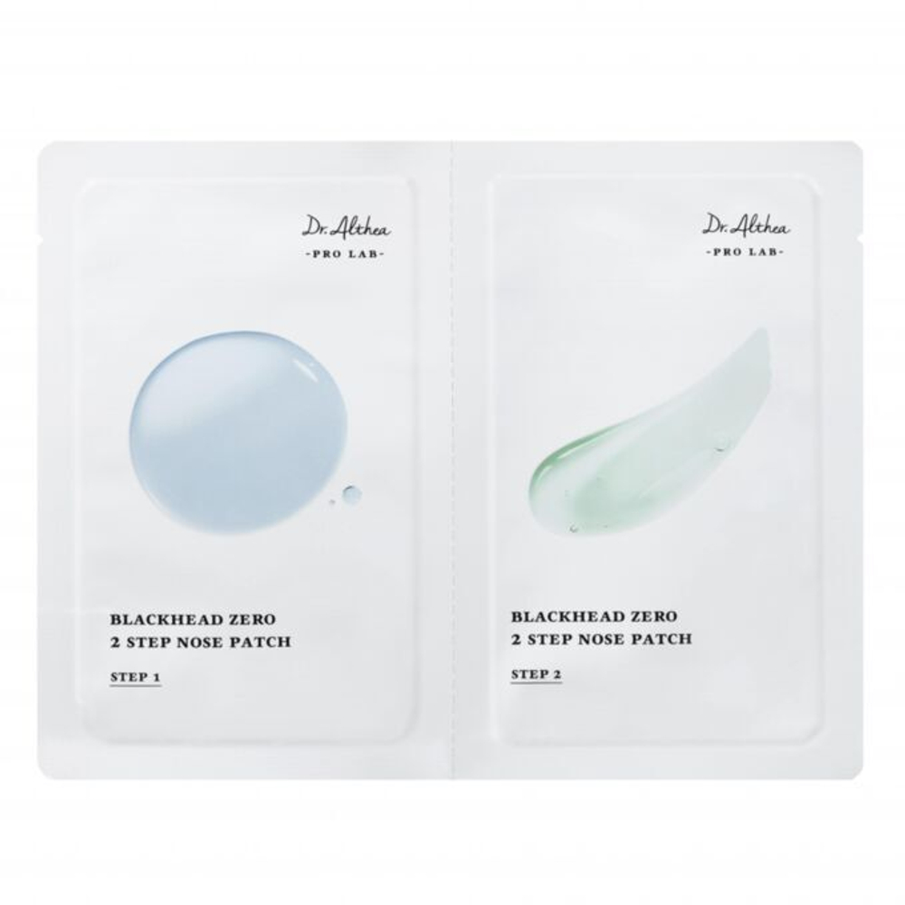 Dr.Althea Pro Lab Blackhead Zero 2 Step Nose Patch патчи от черных точек