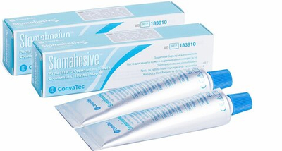 Набор 2 шт.  Паста Герметик 183910 Стомагезив ConvaTec для защиты и выравнивания кожи вокруг стомы, туба 60 г.