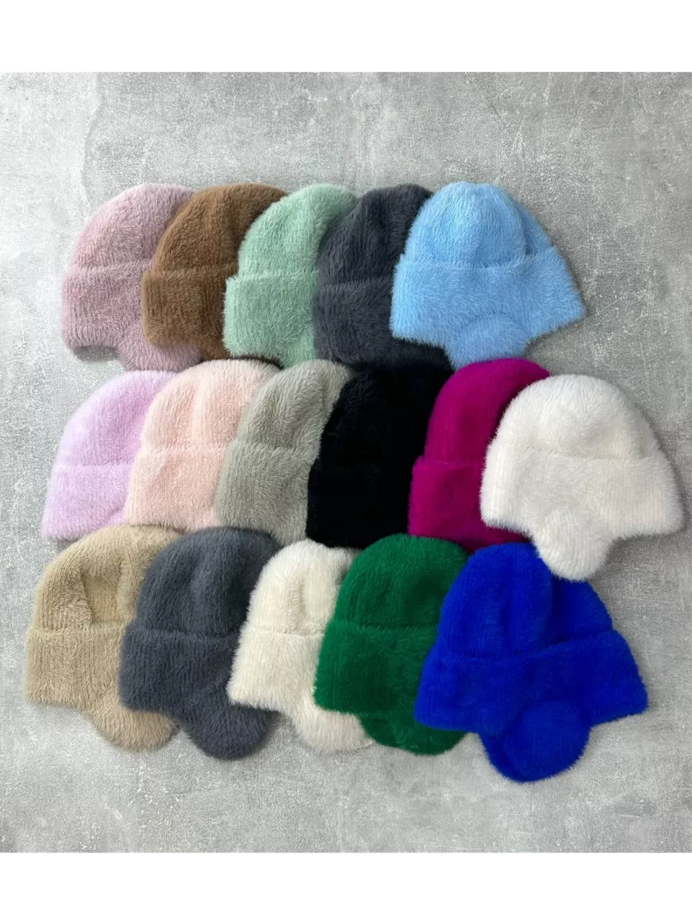 шапка ушанка зимняя вязаная