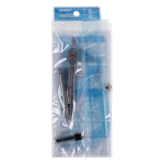 Циркуль автоматический с запасными грифелями, 4 линейки, пласт.футляр