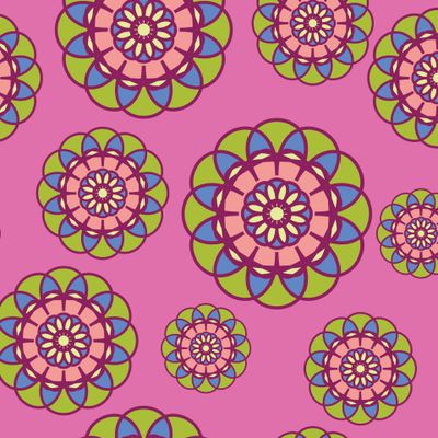 Геометрические цветы