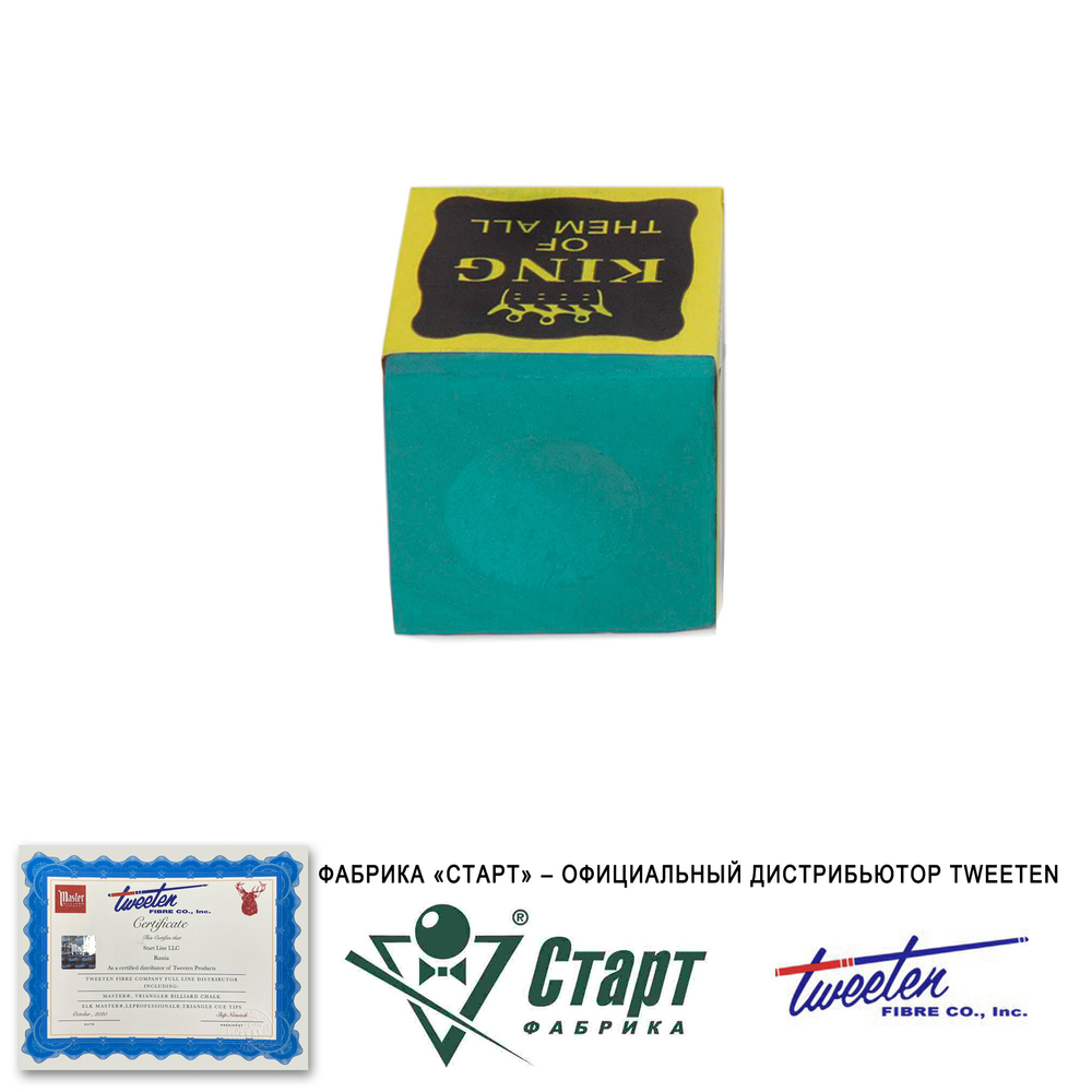 Мел Tweeten Triangle зеленый (1 шт)