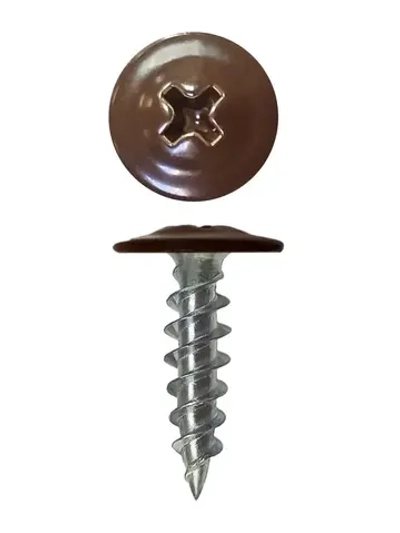 Саморез Daxmer ПШ 4,2х19 с прессшайбой острый RAL 8017