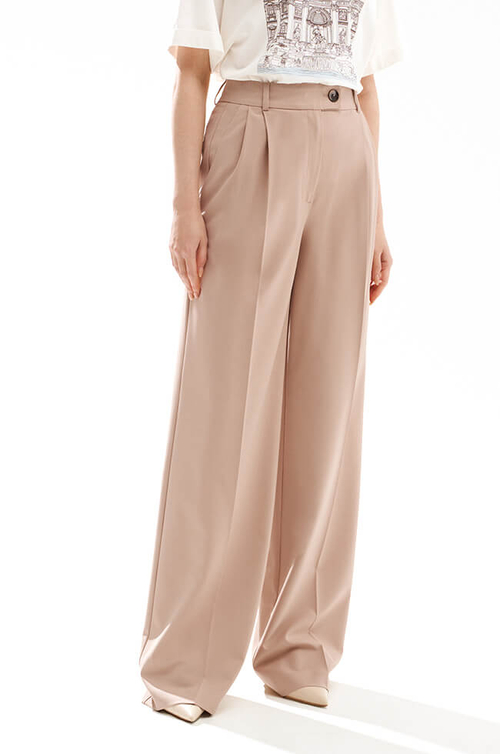 31267 Брюки женские (капучино)