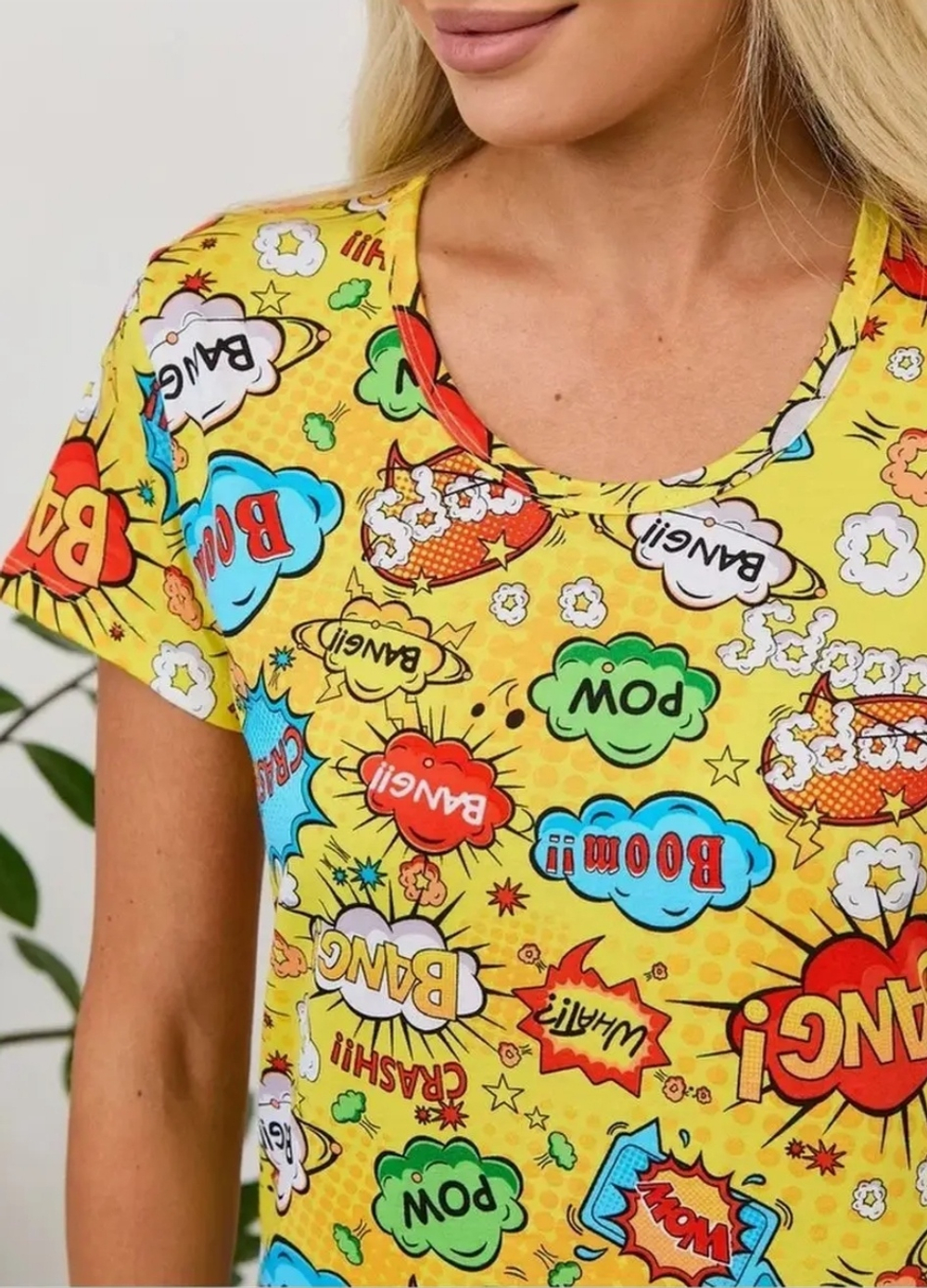 Пижама х/б шорты+футболка УшФ001