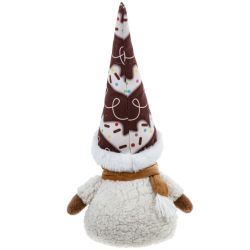 GAEM Игрушка набивная "Снеговик", L18 W11 H38/26 см