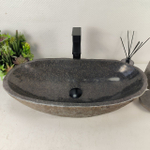 Раковина из речного камня RS-65129 66*35*15 0866