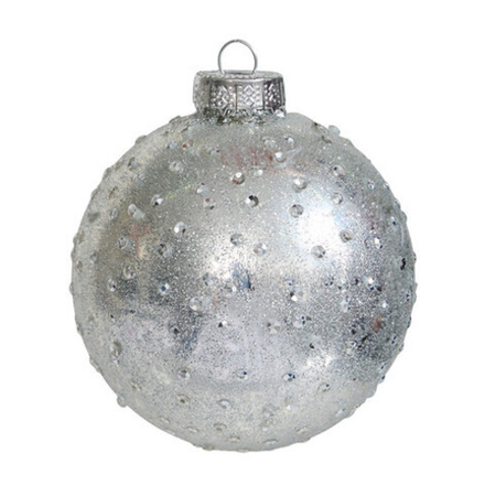 Шар "Античное серебро" GLB207