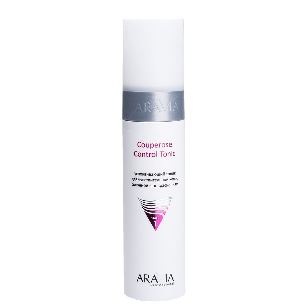 Aravia Professional Тоник для лица Couperose Control Tonic, успокаивающий, для чувствительной кожи склонной к покраснениям, 250 мл
