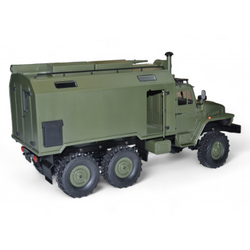 Радиоуправляемый внедорожник WPL Советский военный грузовик Урал 6WD RTR масштаб 1:16 2.4G - WPLB-36