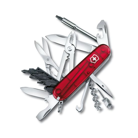 Складной нож Victorinox 1.7725.T Cyber Tool 34 c клинком из стали X55CrMo14, рукоять Cellidor