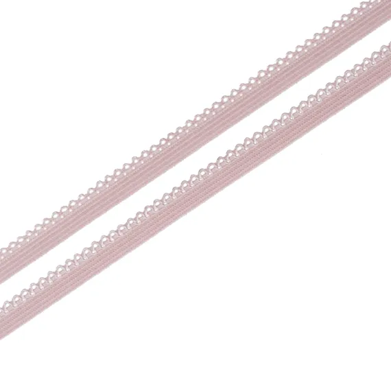 Резинка отделочная пыльно-розовая 9 мм (цв. 019), K-94/9