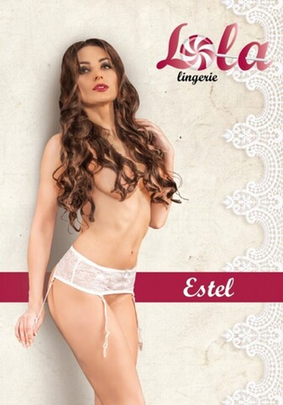 Изысканный кружевной пояс Estel , белый , SM (42-44) (Цвет: Белый)