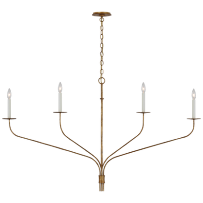 Люстра Visual Comfort Belfair Grande Four Light Linear Chandelier