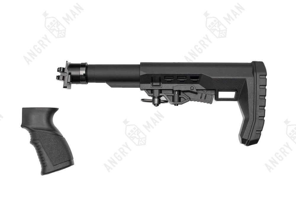 Комплект: Телескопический приклад для складных ВПО, без завышения на базе Atom, K.Arma