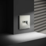 Розетка компьютерная встраиваемая VOLTUM S70 RJ45 кат.6, (сталь)