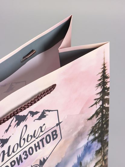Пакет подарочный ламинированный «Северный характер», 26×12×32 см