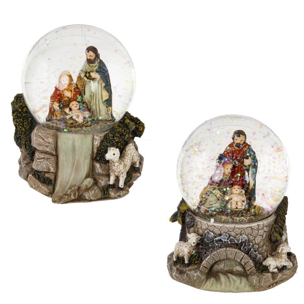 GAEM Фигурка декоративная "Рождество" в стекл шаре, L9 W8 H8,5 см, 2в.