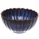 Салатник керамический «Верона» 800мл ромашка синяя 15,5*8см