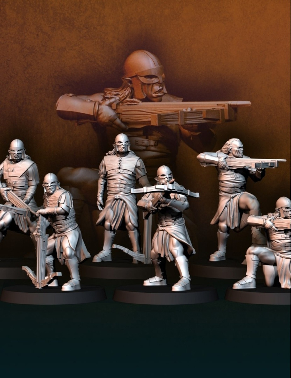 Blood Handed Orcs Crossbows