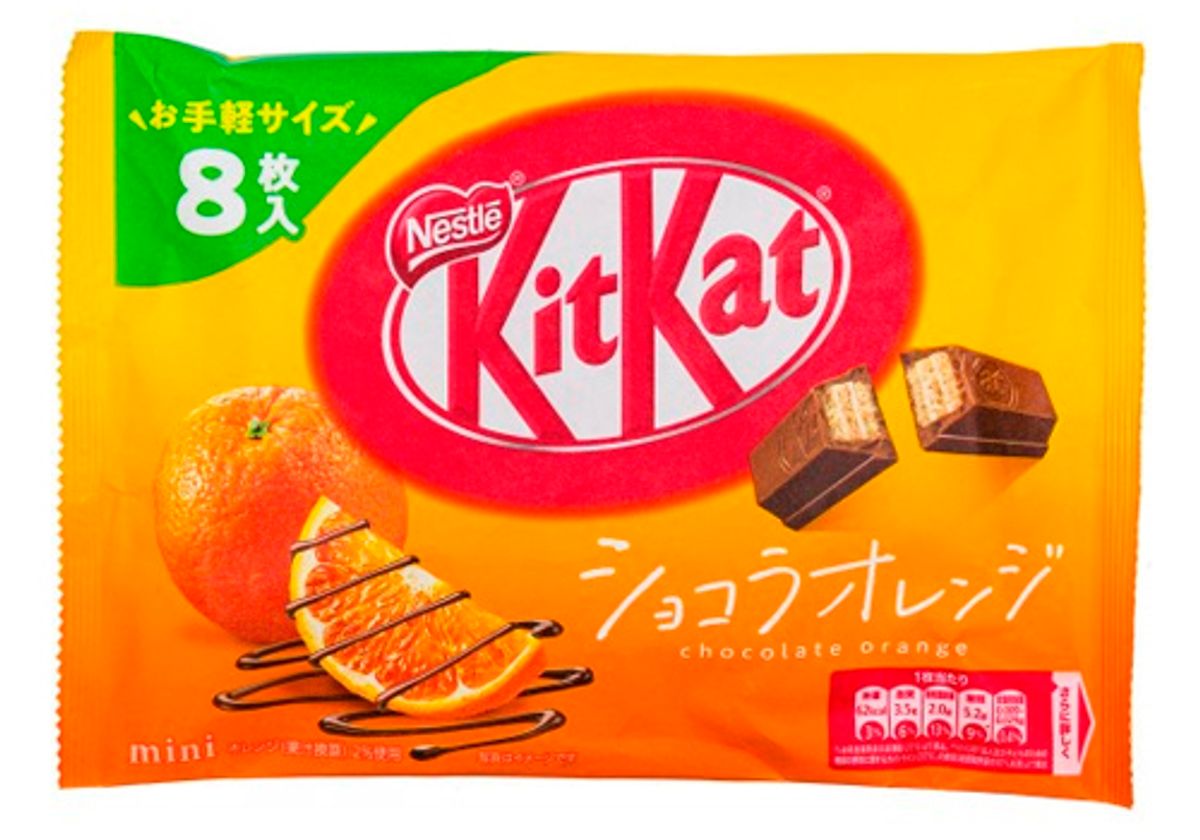 Японский Кит-Кат с цедрой апельсина, 81.2г