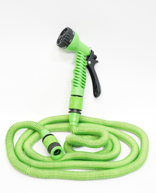 ШЛАНГ РАСТЯГИВАЮЩИЙСЯ HOSE WORLD С 7-ФУНКЦИОНАЛ НАСАДКОЙ-РАСПЫЛИТ GE1009