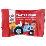 Once Upon A Farm, Tactor Circle™, органические запеченные батончики для малышей, клубника, тыква и свекла, 5 батончиков по 19 г (0,67 унции)