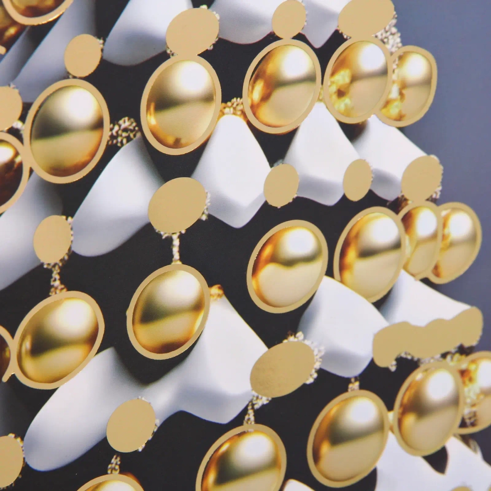 Пакет подарочный «Елочные игрушки» 41.5*32*12 см, микс