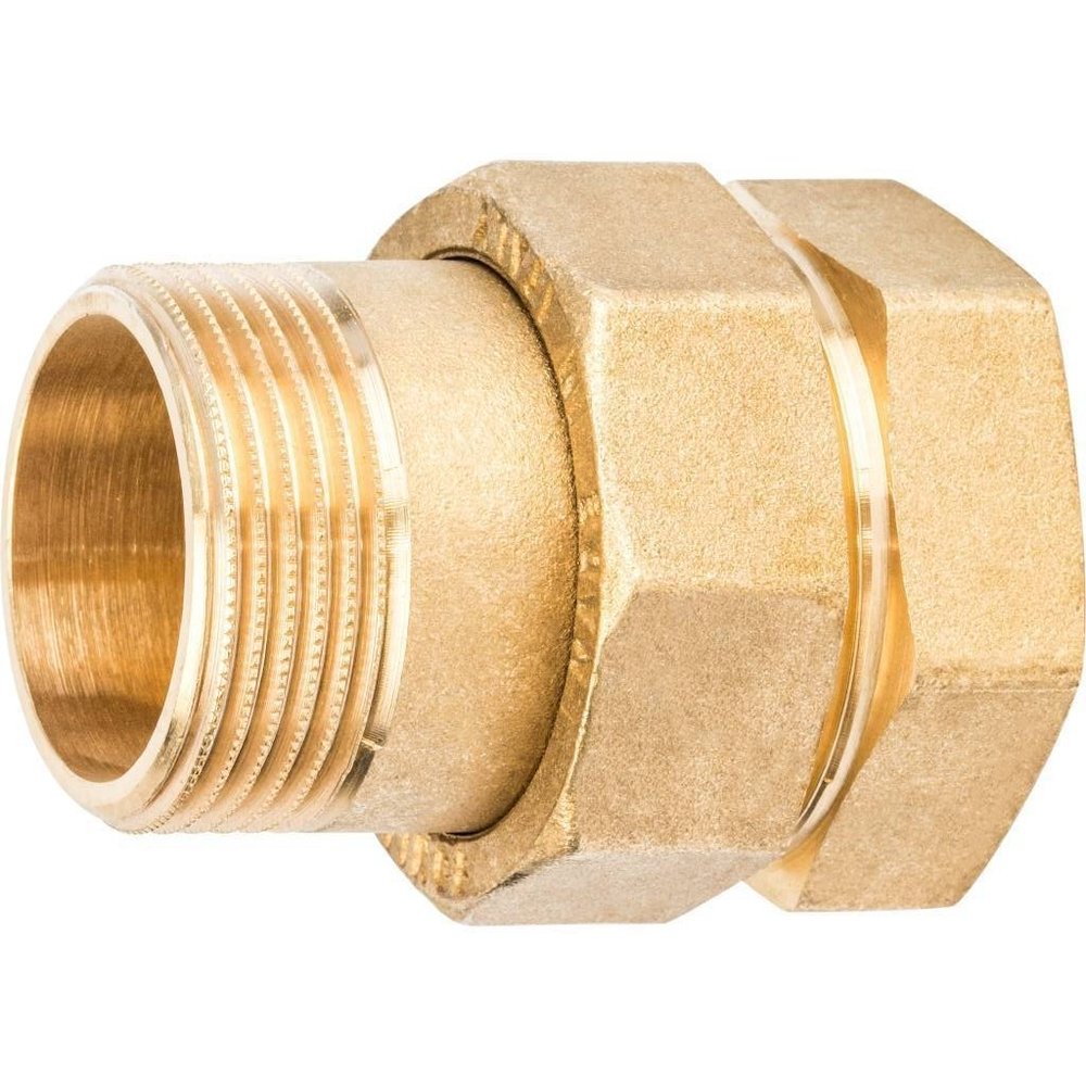 Американка STOUT прямая 1 1/4" ВР/НР плоское уплотнение