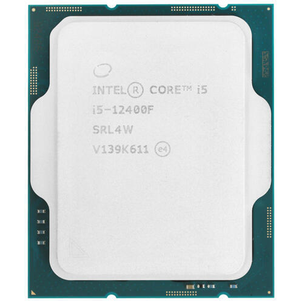 Процессор Intel Core i5-12400F Alder Lake (2500MHz, LGA1700, L3 18Mb), oem