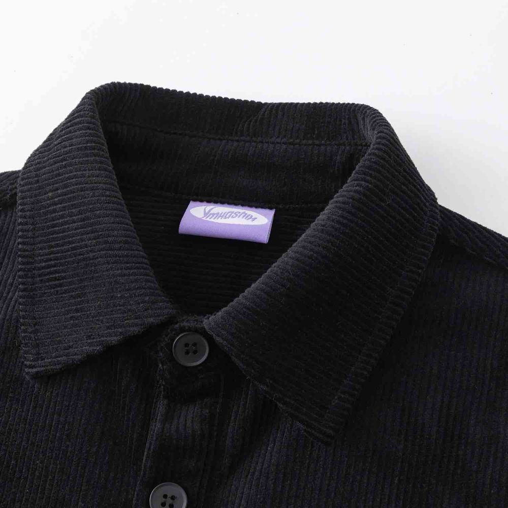 Рубашка Ymkashix Velvet Button черная