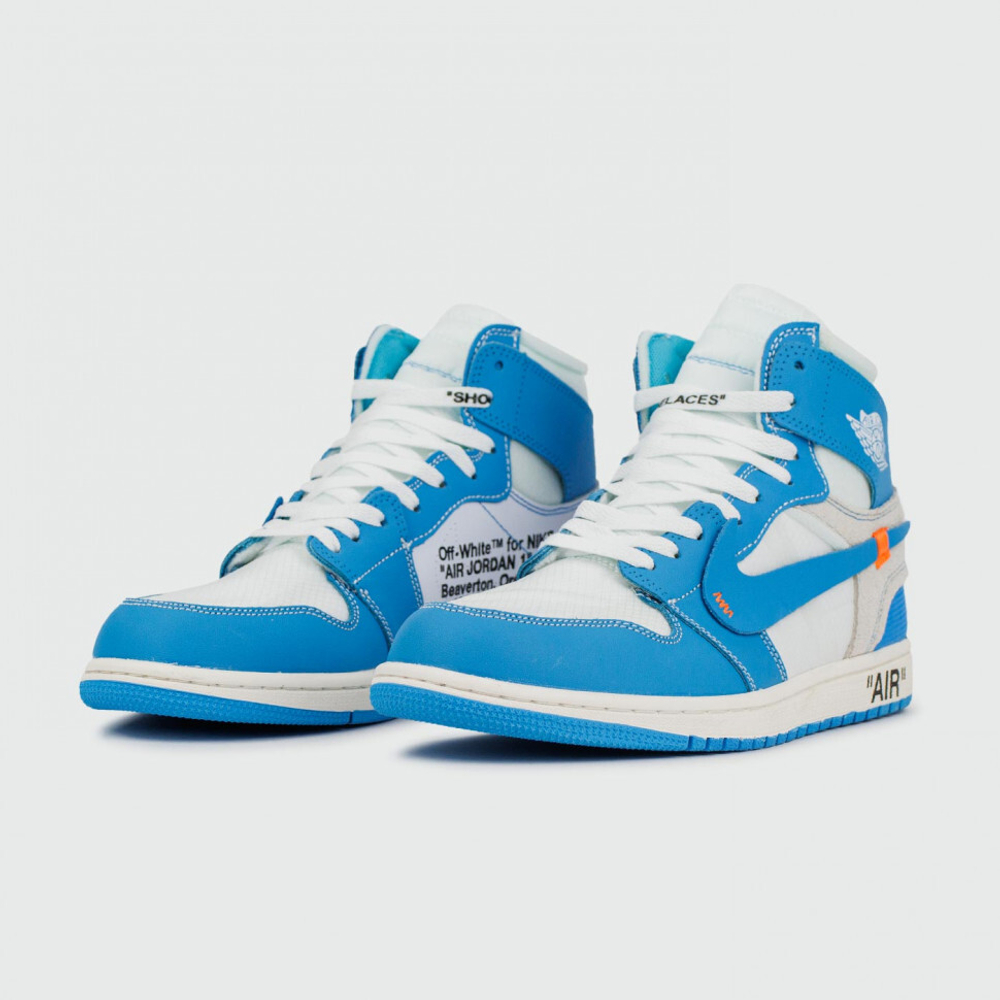 кроссовки Air Jordan 1 UNC x Off-White