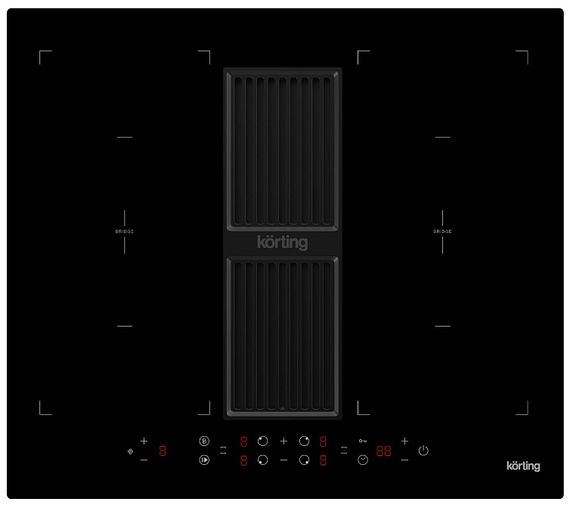 Варочная панель с интегрированной вытяжкой Korting HIBH 68980 NB