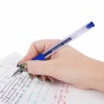 Ручка гелевая с грипом BRAUBERG "EXTRA GT NEEDLE", СИНЯЯ, игольчатый узел 0,5 мм, линия 0,35 мм, 143916