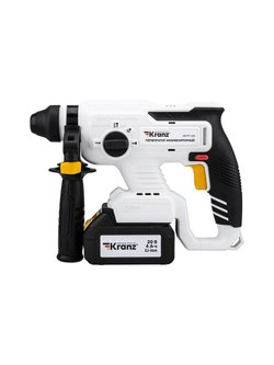 Перфоратор аккумуляторный SDS-plus 2.2Дж 1х4А.ч в кейсе Kranz KR-PT-120
