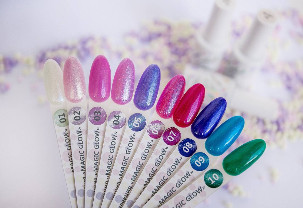 Гель-лак ТМ "HIT gel" №10 Magic glow, 9 мл