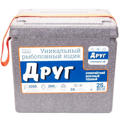 Рыболовный ящик Camping World "Друг" (25 литров), серый