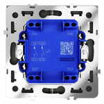 Выключатель двухклавишный без рамки Voltum S70 VLS020106