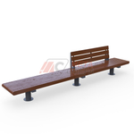 Скамейка Rail Road 01 продольная двойная