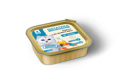 STATERA (Статера) Консервированный корма для кошек Паштет с рыбой, 100 г