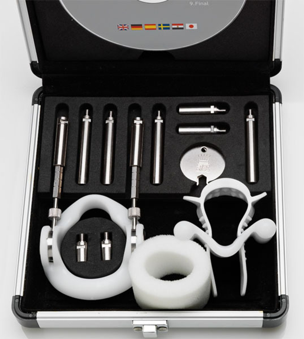 Устройство для увеличения пениса Jes-Extender Titanium (Цвет: серебристый)